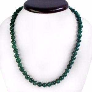 Gorgeous! Genuine 287 Carat Emerald Necklace